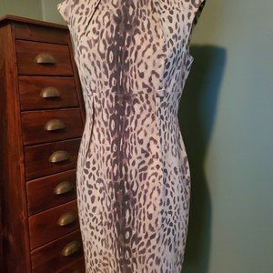 Calvin Klien Leopard Print Dress for Work
